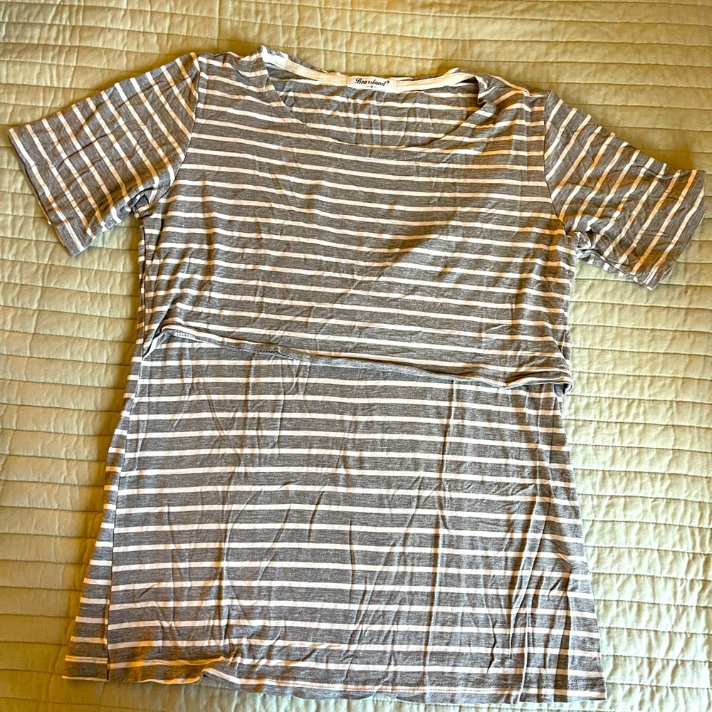 Lot of 5 maternity shirts/ nursing shirts size Medium